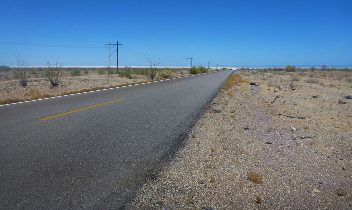 Paved Portion Mex 3 toward San Felipe